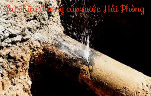 Duong cap nuoc bi vo
